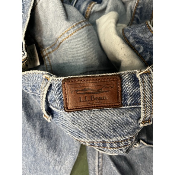 L.L Bean Men's Jean Classic Fit Blue Denim 100% Cotton 38x32 - Picture 4 of 4